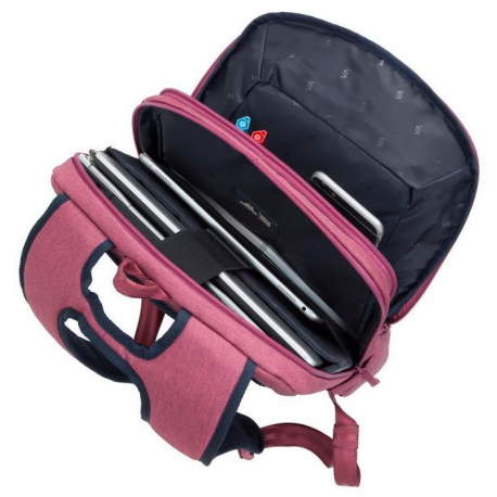 Riva Case Suzuka 7760 - Notebook carrying backpack - 15.6" - red - 3
