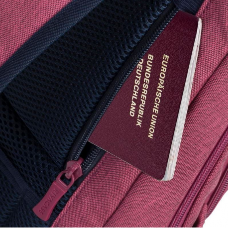Riva Case Suzuka 7760 - Notebook carrying backpack - 15.6" - red - 5