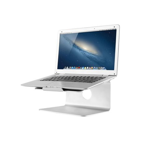 Neomounts by Newstar NSLS050 - Stand - for notebook - brushed aluminium - silver - screen size: 10"-17" - desktop - 8