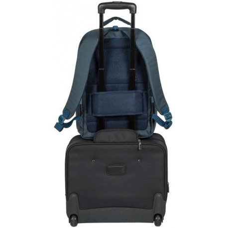 Riva Case Tegel 8460 - Notebook carrying backpack - 17.3" - aquamarine - 4
