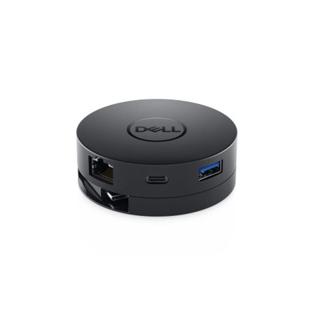 Dell Mobile Adapter DA300 - Docking station - USB-C - VGA, HDMI, DP - GigE - for Latitude 3390 2-in-1, 5290, 5290 2-in-1, 5490, 5590, 7290, 7390, 7490 - 7