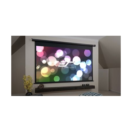 Elite Screens M135UWH2 Manual Pull Down Screen 135'' 16:9 / Diagonal 337,5cm, W 298cm x H 167.6cm / Black case / Dual wall & cei