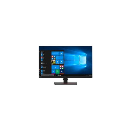 Lenovo ThinkVision T27h-20 - LED monitor - 27" - 2560 x 1440 QHD - IPS - 350 cd / m² - 1000:1 - 4 ms - HDMI, DisplayPort, USB-C - raven black - for ThinkPad P15 Gen 2 20YQ - 0