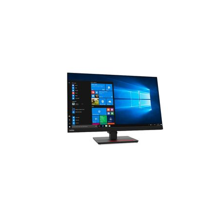 Lenovo ThinkVision T27h-20 - LED monitor - 27" - 2560 x 1440 QHD - IPS - 350 cd / m² - 1000:1 - 4 ms - HDMI, DisplayPort, USB-C - raven black - for ThinkPad P15 Gen 2 20YQ - 1