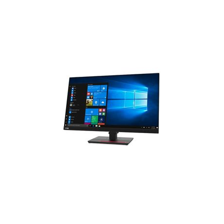 Lenovo ThinkVision T27h-20 - LED monitor - 27" - 2560 x 1440 QHD - IPS - 350 cd / m² - 1000:1 - 4 ms - HDMI, DisplayPort, USB-C - raven black - for ThinkPad P15 Gen 2 20YQ - 2