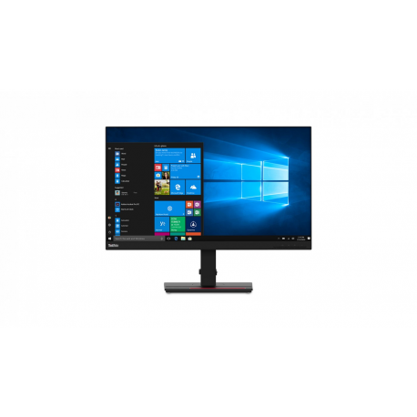 Lenovo ThinkVision T27h-20 - LED monitor - 27" - 2560 x 1440 QHD - IPS - 350 cd / m² - 1000:1 - 4 ms - HDMI, DisplayPort, USB-C - raven black - for ThinkPad P15 Gen 2 20YQ - 17