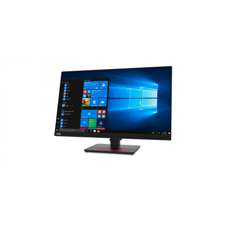 Lenovo ThinkVision T27h-20 - LED monitor - 27" - 2560 x 1440 QHD - IPS - 350 cd / m² - 1000:1 - 4 ms - HDMI, DisplayPort, USB-C - raven black - for ThinkPad P15 Gen 2 20YQ - 22