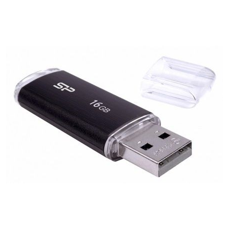 Silicon Power 16GB, USB 2.0 FLASH DRIVE ULTIMA U02, BLACK