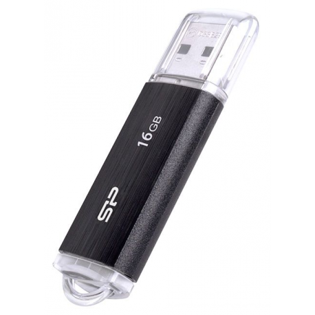 Silicon Power 16GB, USB 2.0 FLASH DRIVE ULTIMA U02, BLACK