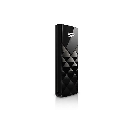 SILICON POWER Ultima U03 - USB flash drive - 16 GB - USB 2.0 - mystery black - 3