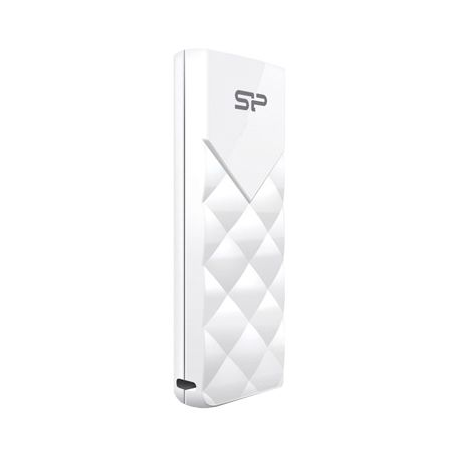 SILICON POWER Ultima U03 - USB flash drive - 8 GB - USB 2.0 - snowy white - 1