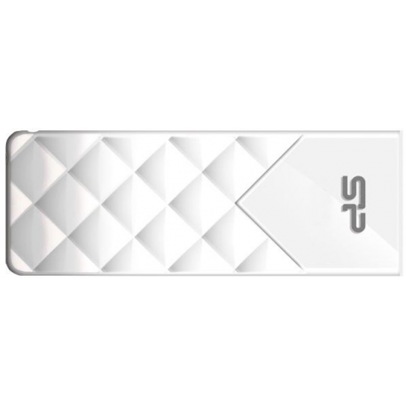 SILICON POWER Ultima U03 - USB flash drive - 8 GB - USB 2.0 - snowy white - 2