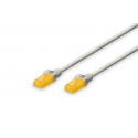 DIGITUS Professional - Patch cable - RJ-45 (M) to RJ-45 (M) - 3 m - UTP - CAT 6a - halogen-free - grey