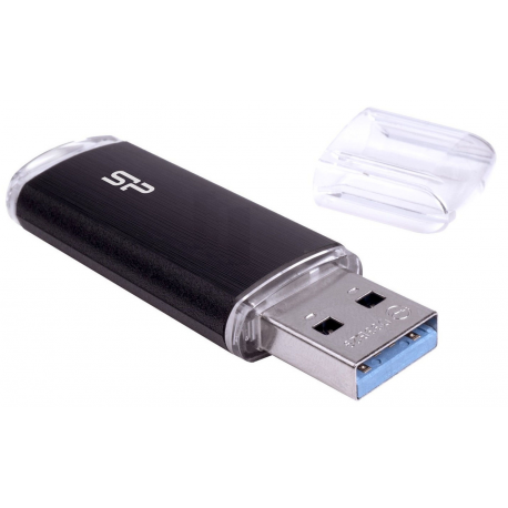 SILICON POWER Blaze B02 - USB flash drive - 16 GB - USB 3.0  /  USB-C - black - 2