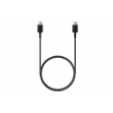 Samsung EP-DA705 - USB cable - USB-C (M) to USB-C (M) - USB 2.0 - 3 A - 1 m - black
