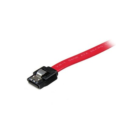 StarTech.com 8in Latching SATA to SATA Cable - F / F - SATA cable - Serial ATA 150 / 300 / 600 - SATA (R) to SATA (R) - 20 cm - latched - red - for P / N: 10P6G-PCIE-SATA-CARD, 2P6G-PCIE-SATA-CARD, 4P6G-PCIE-SATA-CARD, 6P6G-PCIE-SATA-CARD - 1