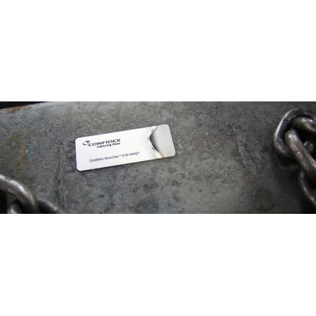 Zebra Confidex Silverline Slim M4QT ETSI - Permanent acrylic adhesive - 800 micron -, EPC Class 1 Gen 2, 865-869 MHz, 736-bit - white - 110 x13 mm 1000 label(s) (1 roll(s) x 1000) RFID labels - 1