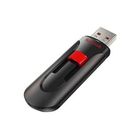SanDisk Cruzer Glide - USB flash drive - 32 GB - USB 2.0 - black, red - 6