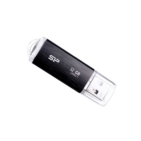 SILICON POWER Blaze B02 - USB flash drive - 32 GB - USB 3.0  /  USB-C - black - 7