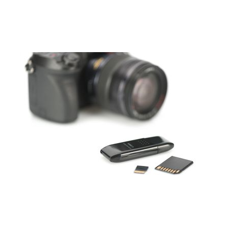 USB 2.0 Multi Card Reader (USB 2.0 SD/Micro SD Kartenleser, für SD (SDHC/SDXC) und für TF (Mirco-SD) Karten, Kompakter USB 2.0 S