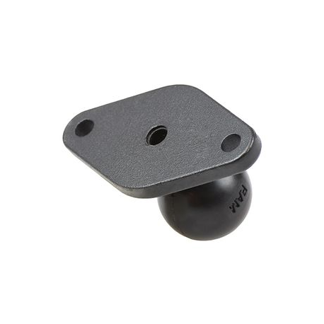RAM RAM-B-238U - Mounting component (ball base) - rubber, powder-coated marine grade aluminium - 1