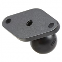 RAM RAM-B-238U - Mounting component (ball base) - rubber, powder-coated marine grade aluminium