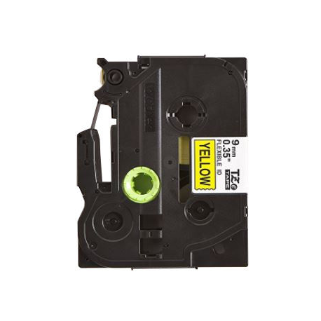 Brother TZe-FX621 - Black on yellow - Roll (0.9 cm x 8 m) 1 cassette(s) flexible tape - for Brother PT-D210, D600, H110; P-Touch PT-1005, D450, H110, P300; P-Touch Cube Pro PT-P910 - 2