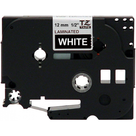 Brother TZe-335 - Standard adhesive - white on black - Roll (1.2 cm x 8 m) 1 cassette(s) laminated tape - for Brother PT-D210, D600, H110; P-Touch PT-1005, 1880, E800, H110; P-Touch Cube Plus PT-P710 - 2