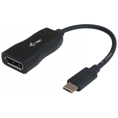 i-Tec USB-C Display Port Adapter - External video adapter - USB-C 3.1 - DisplayPort - black - 3