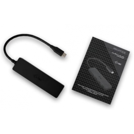 i-Tec USB-C Slim Passive Hub - Hub - 4 x SuperSpeed USB 3.0 - desktop - 2