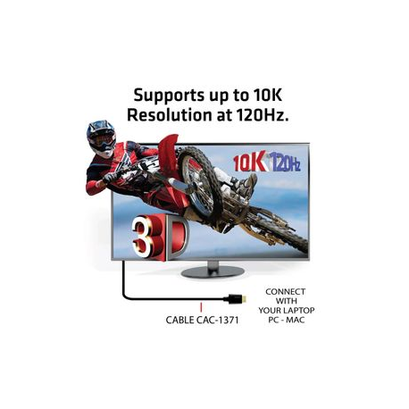 Club 3D CAC-1371 - HDMI cable - HDMI male to HDMI male - 1 m - 3