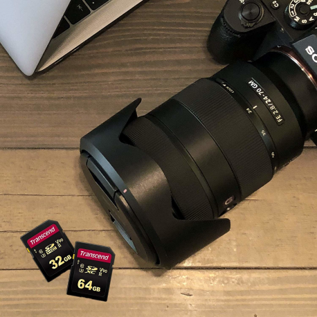 Transcend 700S - Flash memory card - 32 GB - Video Class V90  /  UHS-II U3  /  Class10 - SDHC UHS-II - 1