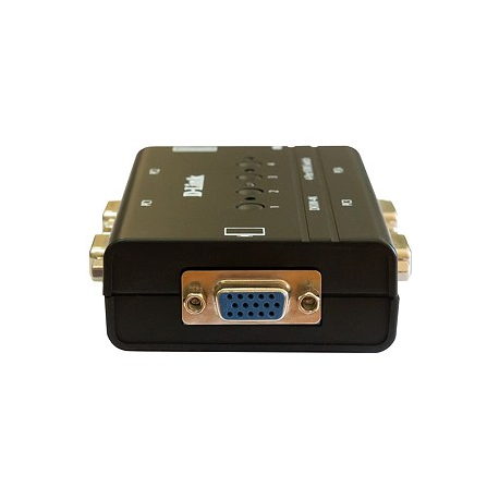 D-LINK DKVM-4K/B, 4port KVM switch with VGA and PS/2 ports
