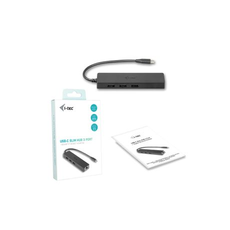 I-tec USB-C SLIM HUB + GLAN (USB-C 3 PORT HUB USB 3.0 + GLAN)