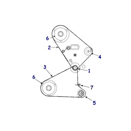 Zebra - Main drive belt - 0