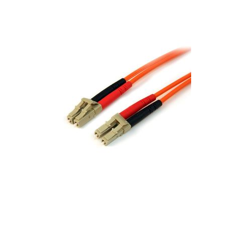 StarTech.com 30m Fiber Optic Cable - Multimode Duplex 50 / 125 - LSZH - LC / LC - OM2 - LC to LC Fiber Patch Cable (50FIBLCLC30) - Network cable - LC multi-mode (M) to LC multi-mode (M) - 30 m - fibre optic - duplex - 50  /  125 micron - orange - for P / N: SFPF1302C - 2