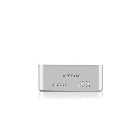 Raidsonic Docking station for 2x2,5'' and 2x3,5'' HDD case SATA, USB 3.0, JBOD, White