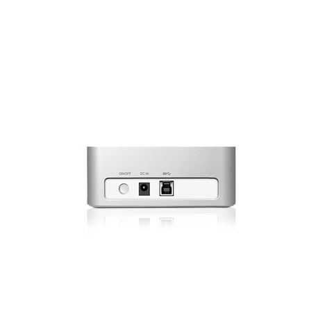Raidsonic Docking station for 2x2,5'' and 2x3,5'' HDD case SATA, USB 3.0, JBOD, White