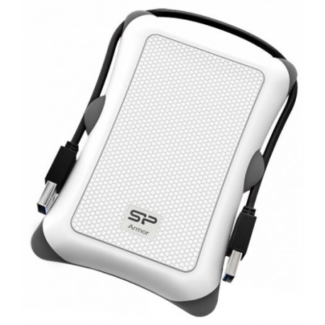 SILICON POWER Armor A30 - Hard drive - 1 TB - external (portable) - 2.5" - USB 3.0 - white - 1