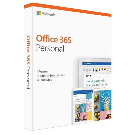 Microsoft Office 365 Personal, 1 Year Subscription - Online