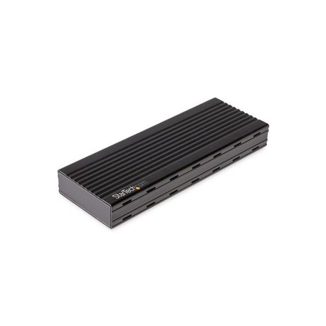 StarTech.com USB-C (10Gbps) to M.2 NVMe SSD Enclosure - Portable M.2 PCIe Aluminum Case - 1GB / s Read & Write - Mac & PC - Storage enclosure - M.2 - M.2 Card - USB 3.1 (Gen 2) - black - 1