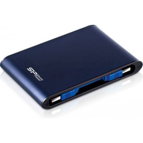 Silicon Power 2TB, PORTABLE HARD DRIVE ARMOR A80, BLUE