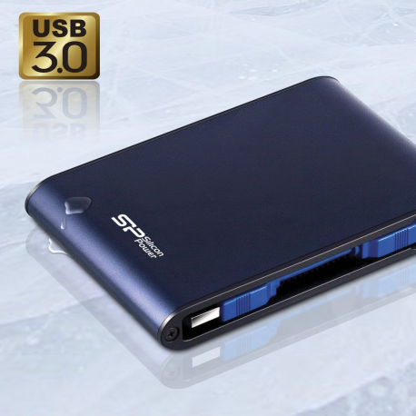 Silicon Power 2TB, PORTABLE HARD DRIVE ARMOR A80, BLUE