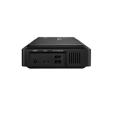 WD_BLACK D10 Game Drive WDBA3P0080HBK - Hard drive - 8 TB - external (portable) - USB 3.2 Gen 1 - 7200 rpm - black - 3