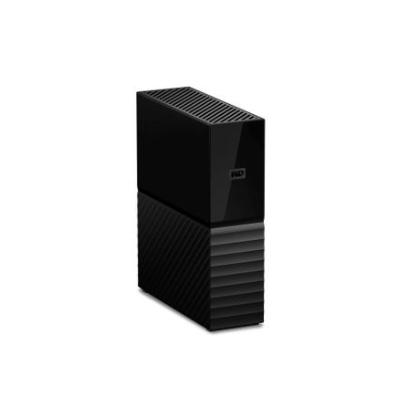 WD My Book WDBBGB0120HBK - Hard drive - encrypted - 12 TB - external (desktop) - USB 3.0 - 256-bit AES - black - 4