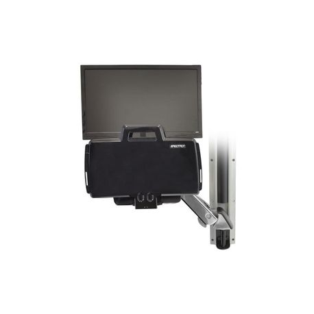 Ergotron StyleView - Mounting kit (wrist rest, track mount bracket kit, height adjust bracket, keyboard tray with left / right mouse tray, barcode scanner and mouse holder, combo arm) - for LCD display  /  PC equipment - white - screen size: up to 24" - 3