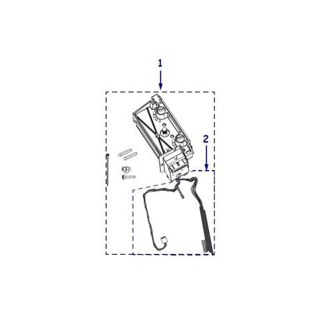 Zebra - Printhead mechanism kit - for Zebra ZM400; Z Series ZM400 - 2