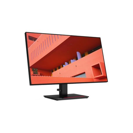 Lenovo ThinkVision P27q-20 - LED monitor - 27" - 2560 x 1440 QHD - IPS - 350 cd / m² - 1000:1 - 4 ms - HDMI, DisplayPort - raven black - 1