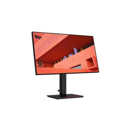 Lenovo ThinkVision P27q-20 - LED monitor - 27" - 2560 x 1440 QHD - IPS - 350 cd / m² - 1000:1 - 4 ms - HDMI, DisplayPort - raven black - 7