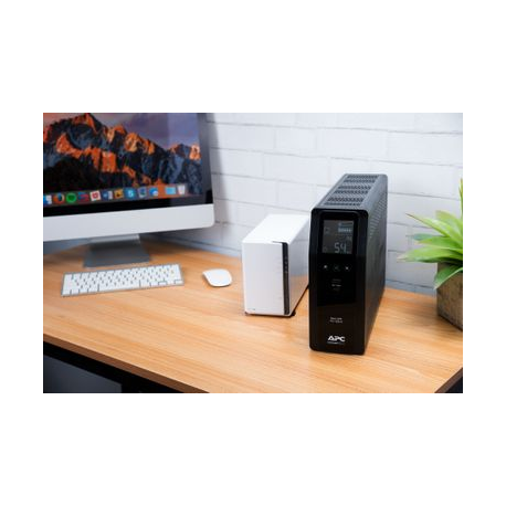 APC Back-UPS Pro BR1200SI - UPS - AC 220-240 V - 720 Watt - 1200 VA - USB - output connectors: 8 - black - 5